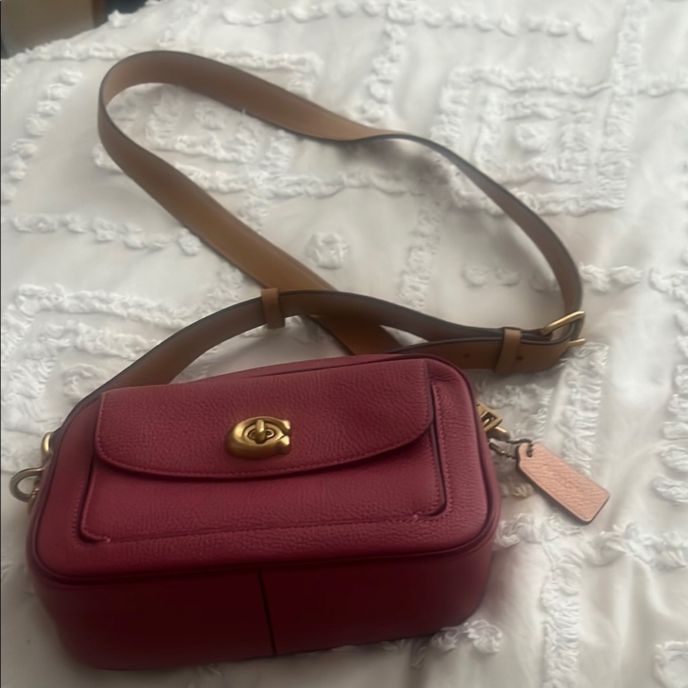 COACH Leather Crossbody Bag